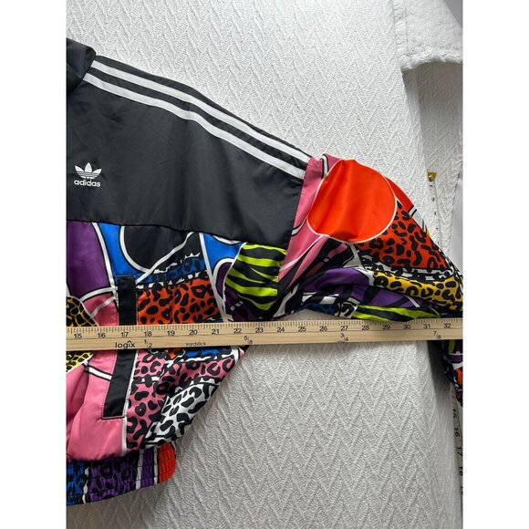 ADIDAS Rich Mnisi Track Jacket Women's Small Long Sleeve,Cropped, Blk Multicolor - Picture 8 of 10